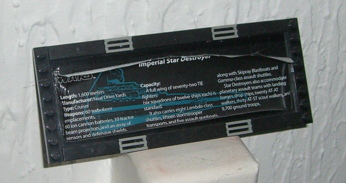 Lego Star Destroyer Sticker